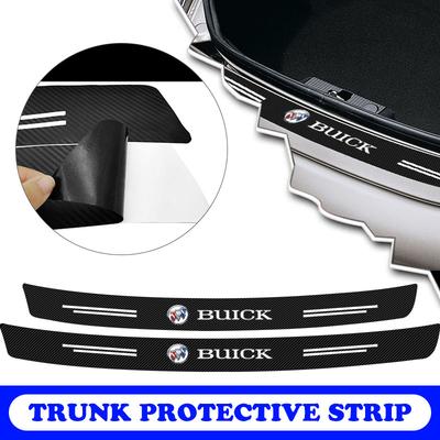 1 ud. Fibra de Carbono Pegatina Protectora Placa Protectora para Maletero Trasero de Coche Para Regal Lacrosse Avenir Envision Angkola Electra Anthem Cascada Riviera