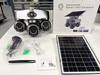 V380pro 4G Solar-Powered Waterproof Outdoor Camera with Tripod & Multi-Screen Display