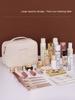 1 Stück Herbst und Winter neue freie Facheinteilung Kosmetik Aufbewahrungstasche, großes Fassungsvermögen, hochwertiges Gefühl, tragbarer Reisekosmetikkoffer