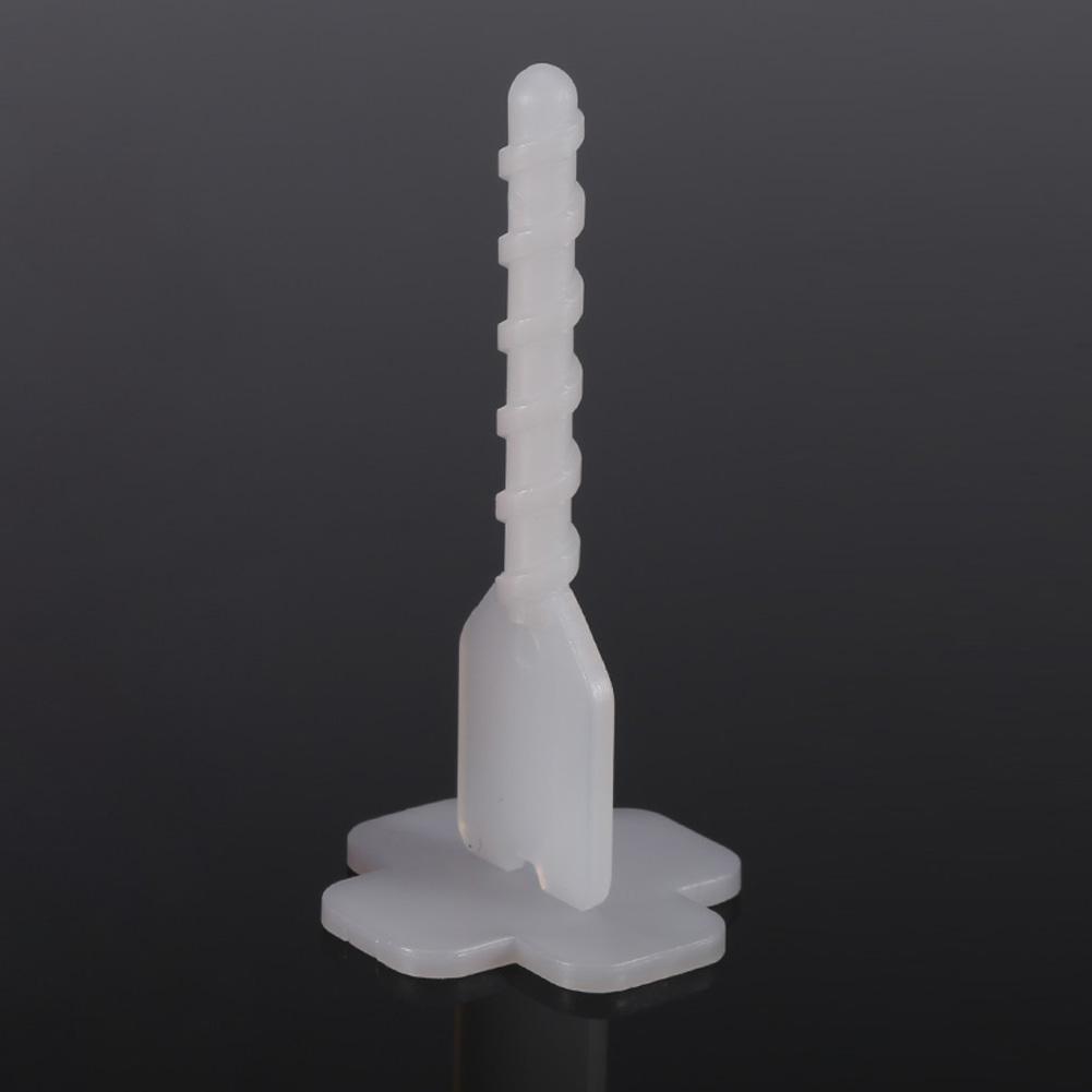 100pcs Plastic Floor Wall Tiling Spacers Strap Tile Flat Leveling System Tools(" " Base)