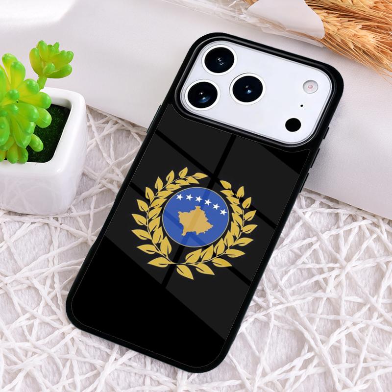 

Чехол для телефона с флагом Косово для iPhone 17 Air 16 15 11 12 14 13 Pro Max Ударопрочный чехол iPhone 11