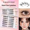 Original Cuteness Maine Coon Fox Style Glue-Free False Eyelashes, 10-15mm Natural Realistic with Extended Outer Corners.