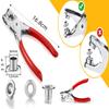 6mm Metal Air Eyelet Grommet Installation Tool Hand Press Pliers Set