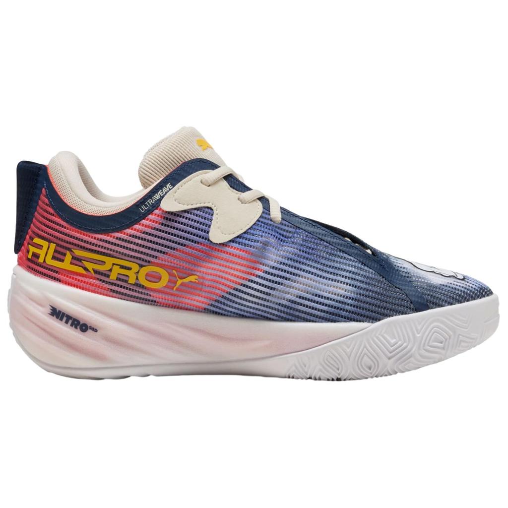 Puma All-Pro Nitro 2 Hooptopia Unisex Sneakers Blue Persian-Blue Glowing-Red 312303-01