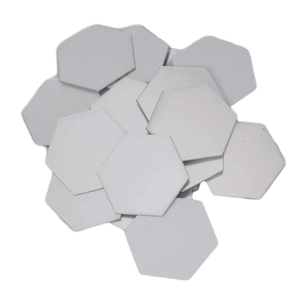 24pcs 3D Hexagon Mirror Wall Sticker Acrylic Geometric Art Tile DIY Self-adhesive Decal Replacement Home Living Room Decoration