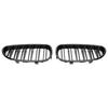 Glossy Black Front Sport Kidney Grille ABS For 04-2009 BMW E60 E61 M5 520i 530i