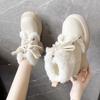 Snow boots women's winter new thick-soled velvet warm lamb wool white Martin boots versatile cute short boots