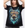 Summer Round Neck Animal Pattern 3D Print Top Fashionable Casual Short Sleeved Women's T-shirts