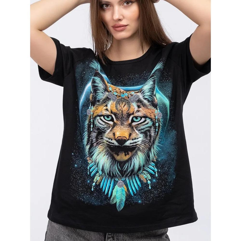 Summer Round Neck Animal Pattern 3D Print Top Fashionable Casual Short Sleeved Women's T-shirts