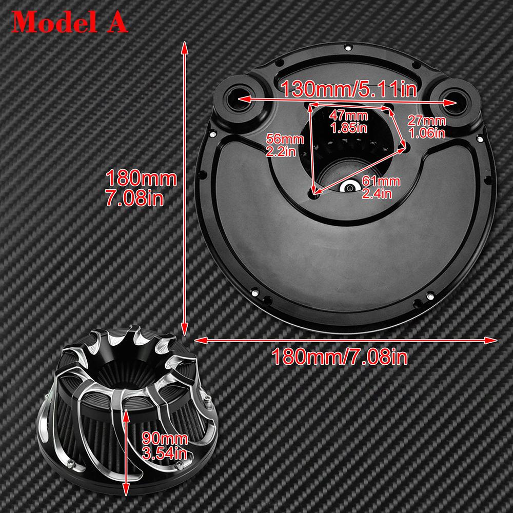 Motorcycle Air Cleaner Intake Filter Grey Element For Harley Touring Electra Street Glide FLHX Sportster XL Dyna Softail FLSTSE