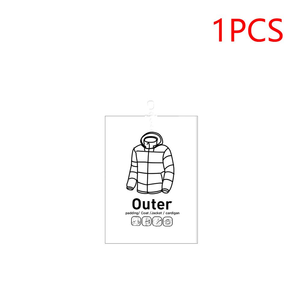 1-10PCS Vacuum Storage Hanging Bag Dustproof Clothes Compression Storage Bag Space Saving for Clothes Down Overcoat