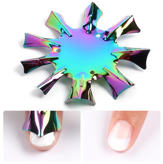 French V/Oval Shape Line Manicure Edge Trimmer Nail Cutter Clipper UV Gel V-Line French Nail Tools