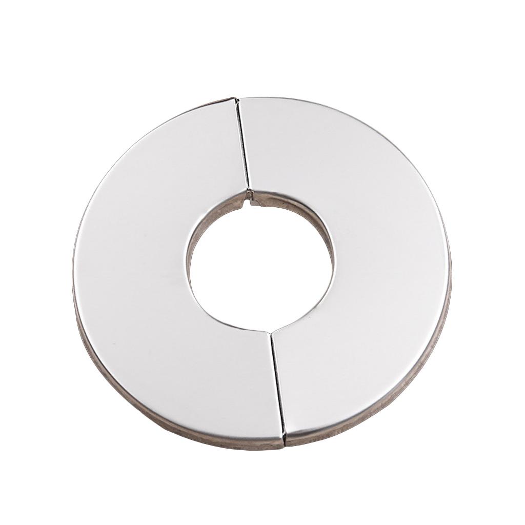 Wall Split Flange Stainless Steel Round Escutcheon Plate Water Pipe Wall Covers Fit for Kitchen Faucets Sinks Toilets