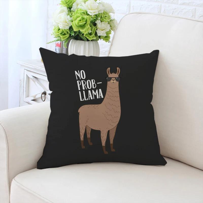 Cartoon Sheep Decorative Pillowcase Car Ornaments Office Living Room Sofa Home Pillowcase