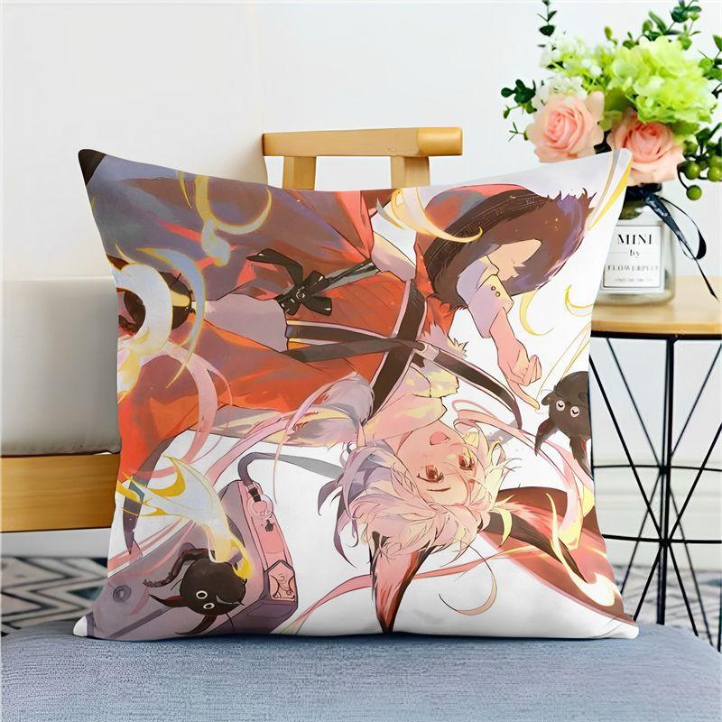 Wuhua Peripheral Game Two-dimensional Double-sided Dormitory Nap Bedside Pillow Animation Pillow Cushion Birthday Gift Pillow
