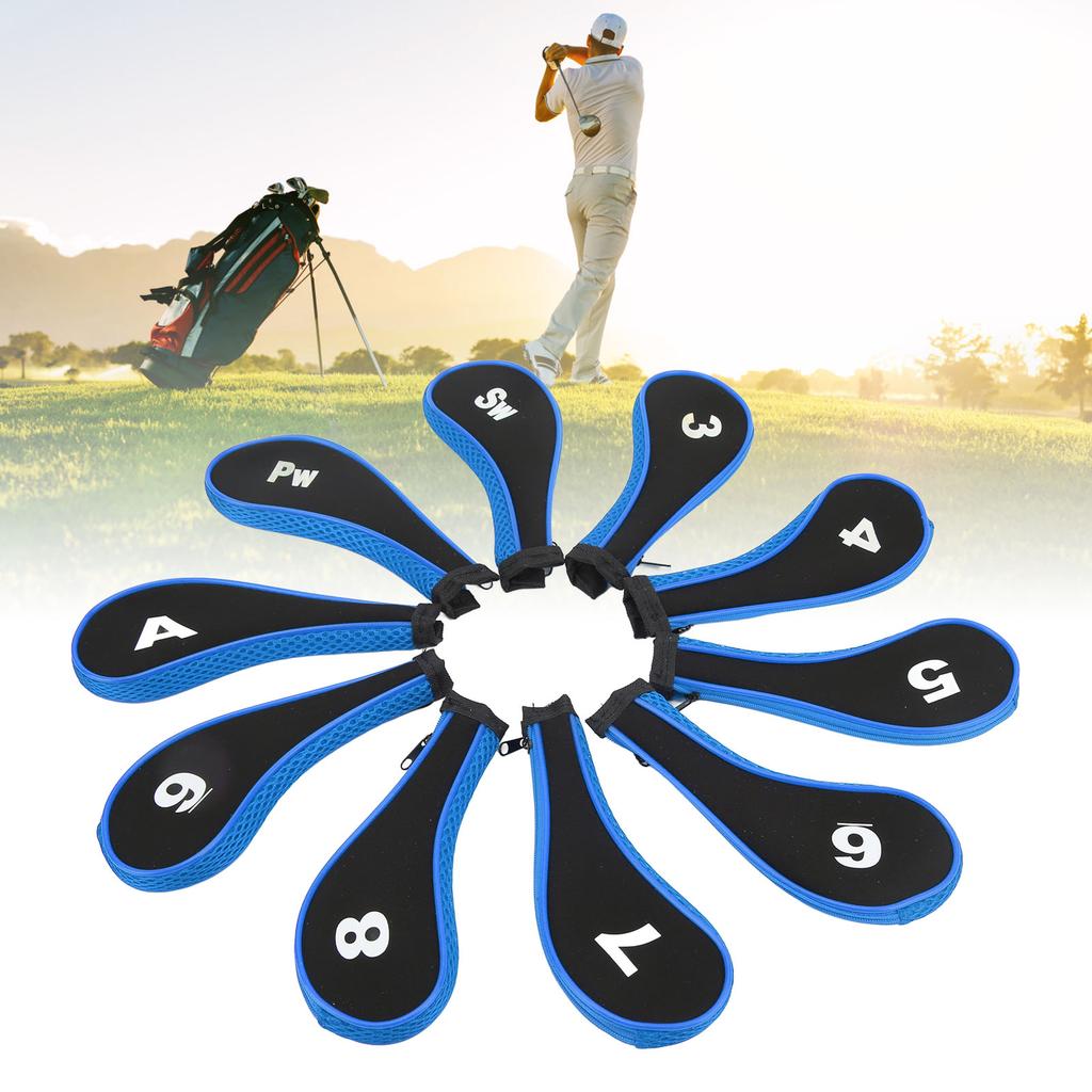 10Pcs Head Cov Neoprene Head Cov for Woods Irons Lov s