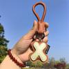 1PC Anniversary Gifts Lucky Letters Creative Alphabet Keychain Minimalist Wedding Favors Trendy For Couples Engraved 18CM
