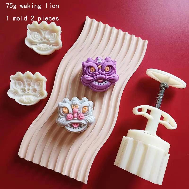 Flower Shaped Mooncake Mold Hand Press Stamp Fondant Moon Cake Decorating Tools Kitchen Cookie Cutter Pastry Baking Tool