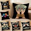 Street Style To Nordic Minimalism Pillow Case Anti-dustmite Pillowcase Invisible Zipper Silky Sofa Cushion Cover