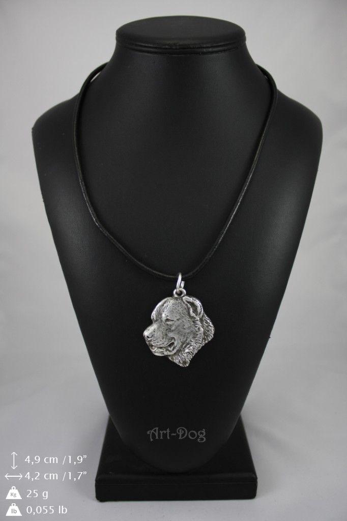 Central Asian Shepherd Dog - Necklace with dog, silver-plated pendant for dog fan, unique jewelry by Art-Dog brand