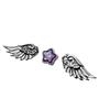 Trendy Studs Earrings for Women Students Star and Angel Wing Designs Ear Accessories Fashion Accessory
