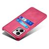 For Realme 14 5G Case Dual Card Slots PU Leather+Hard PC Phone Cover