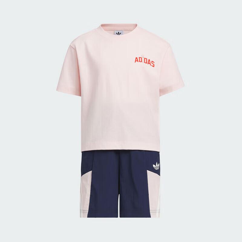 Adidas Kids  Classic Print Sport Short Sleeve Set KC1507 128