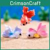 Vibrant Miniature Resin Fish Ideal For Creative Aquarium Landscaping