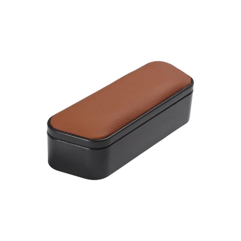 Quick Install Adjustable Car Seat Storage Box Organizer Tray Armrest Cushion With Memory Foam Pad And Spacious Organizer