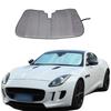 DIYUCAR Sonnenschutz für Jaguar Windschutzscheibe Vorne Verdunkelung Vorne Auto Sonne UV Auto Maßgeschneidert Einfache Montage F-TYPE 2013-2024, Sonnenschutz, Blende, Sonnenschutz,