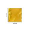 100 Pieces Crafts Aluminum Foil 10x10cm 70 Micron Gold Aluminum Foil Shiny Metal Foil Paper DIY Art Project Engraving Tools