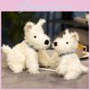 White Highland West Terrier Cuddly Cartoon Girl Children Holiday Gift Dolls
