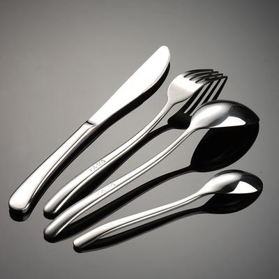 304 Stainless Steel Knife, Fork and Spoon Steak Western-style Tableware Bright Wine Shop Knife and Spoon Tableware Set