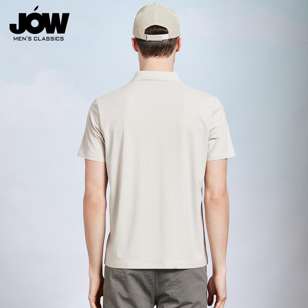 Four-Sided Stretch Silk Smooth Skin-Friendly Short-Sleeved Polo Shirt