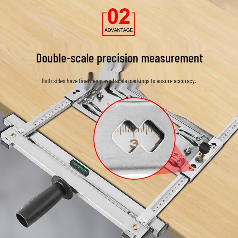 Handheld Marble Cutter: Multi-Function Woodworking Saw with Base Plate and Positioning Bracket