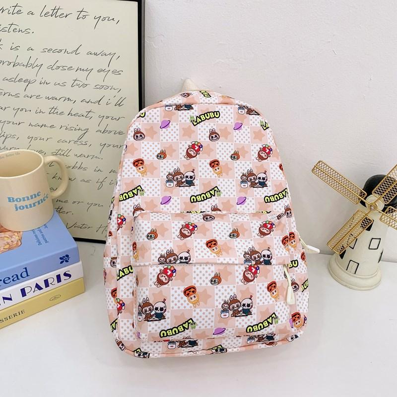 Kindergarten Primary School Students Schoolbag Cartoon Animation Cute Printed Boys And Girls Backpack Children'S Backpack