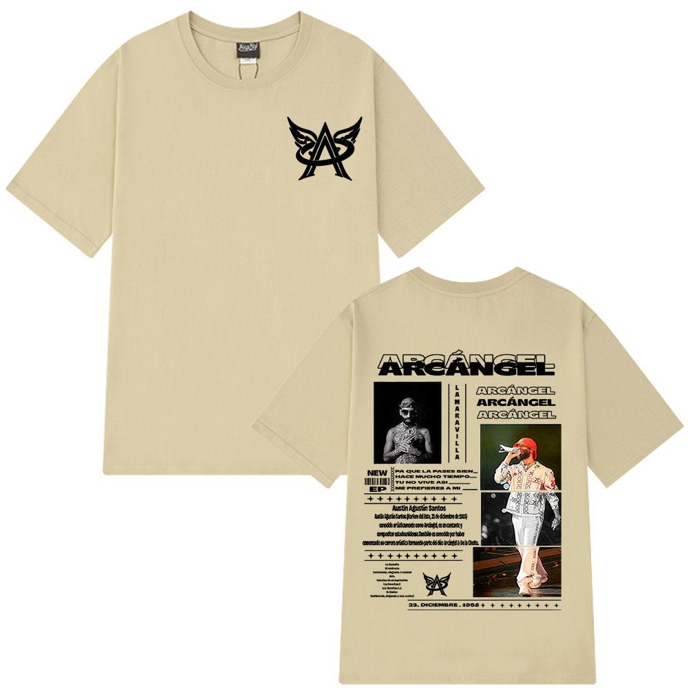 

Rapper Arcangel Album 2025 T Shirt Men Women Hip Hop Fashion Oversized Short Sleeve T-shirt Cotton Oversized T-shirts Streetwear 3XL
