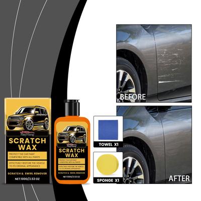 100g  Car Scratch Remover Car Scratch Care Cream Quick Scratch Remover Clean and Easy To Use