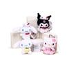 Cinnamoroll Kuromi Character Plush Keychain With Heartshaped Cherry Blossom Hello Kitty For School Bag Gift