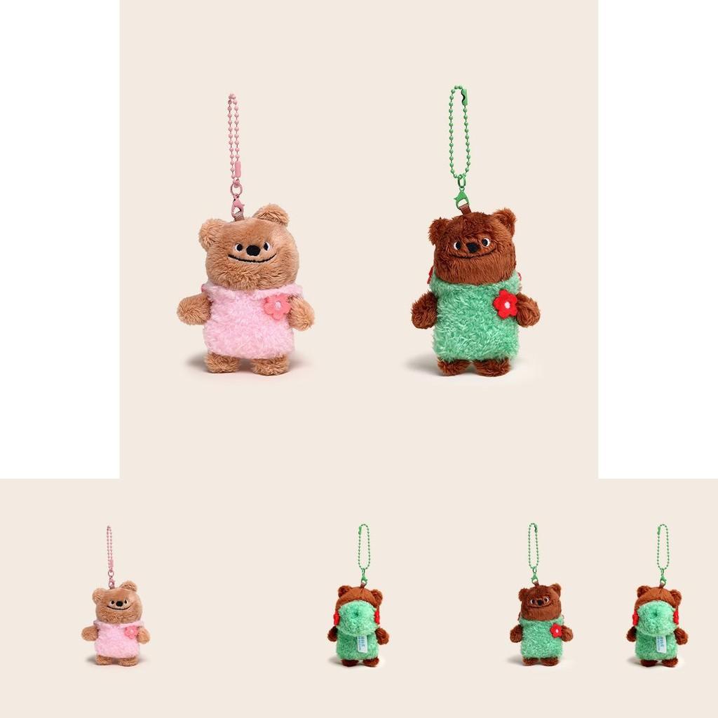 Paar Bär Paar Plüsch Schlüsselanhänger Mit Kleiderdesign Für Geschenk Und Dekoration