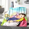 Warm Embrace Alps Flannel Blanket Super Soft Warm Cozy Blanket for Sofa Bed Office Travel All‑Season Home Decor Gift