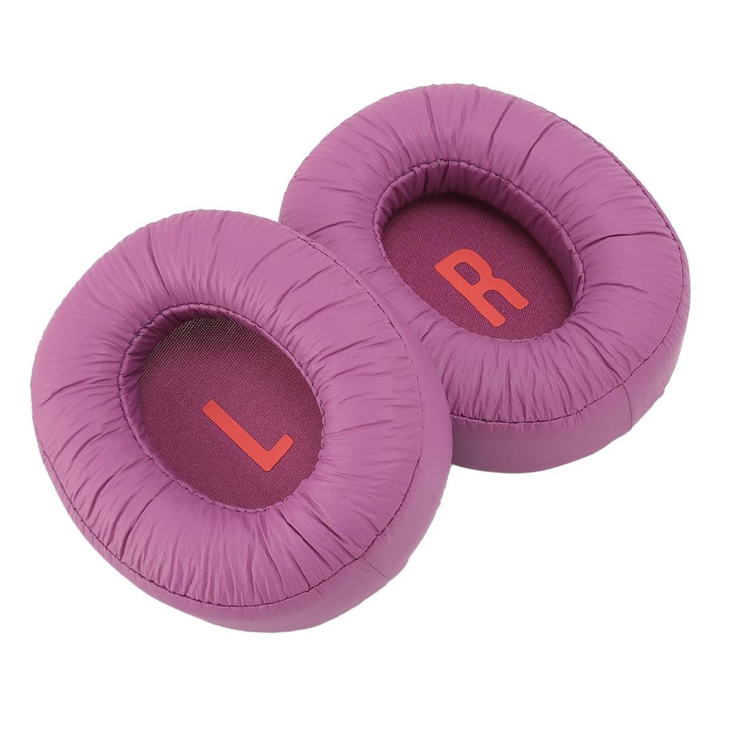 Ear Pads Replacement for JR460NC Children Headphones Memory Foam Foam PU Leather Ear Cushions Purple