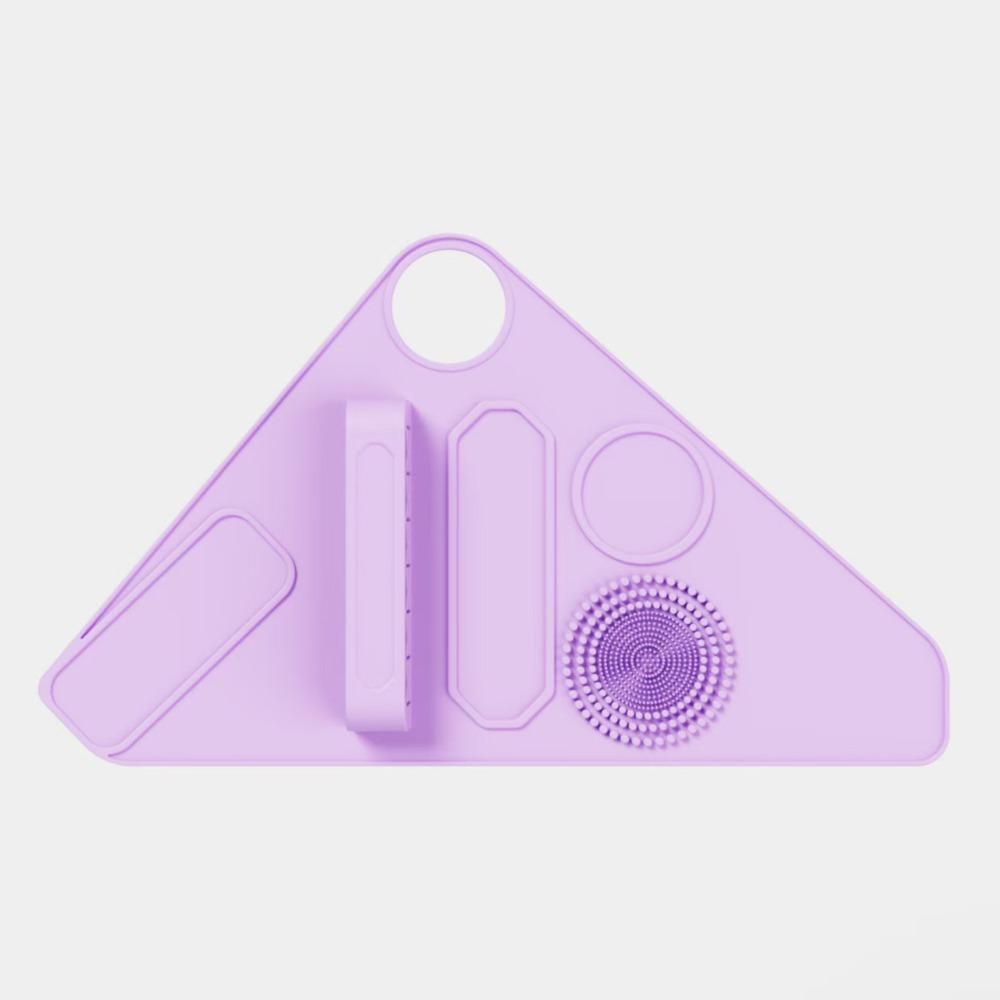 

Durable Wrist Makeup Brush Holder Silica Gel Makeup Brush Cleaner Makeup Brush Cleaning фиолетовый