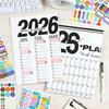 2026 Wall Calendar Planner: Year-End Self-Discipline & Check-In Chart