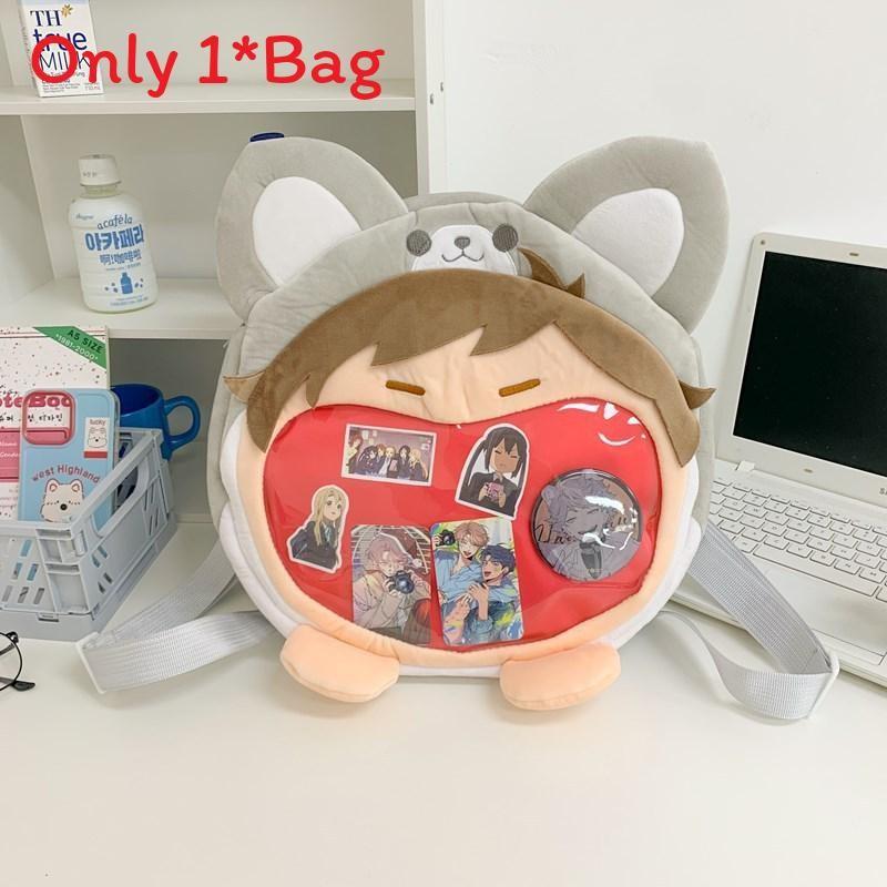 Plush Itabag Papergames Backpack With Mobile Storage For Kids Fashion Gifts