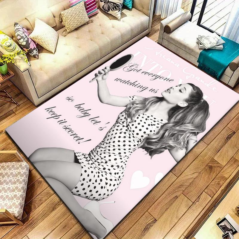 Ariana Grande Carpet Rug for Living Room Bedroom Home Sofa Decoration,Kids play Nonslip Floor Mat