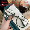 Irregular Big Frame High Performance Clear Eyeglasses Oversize Fashion Myopia Nerd Spectacles -0.5 -1.0 -2.0 -3.0 -4.0 to -6.0