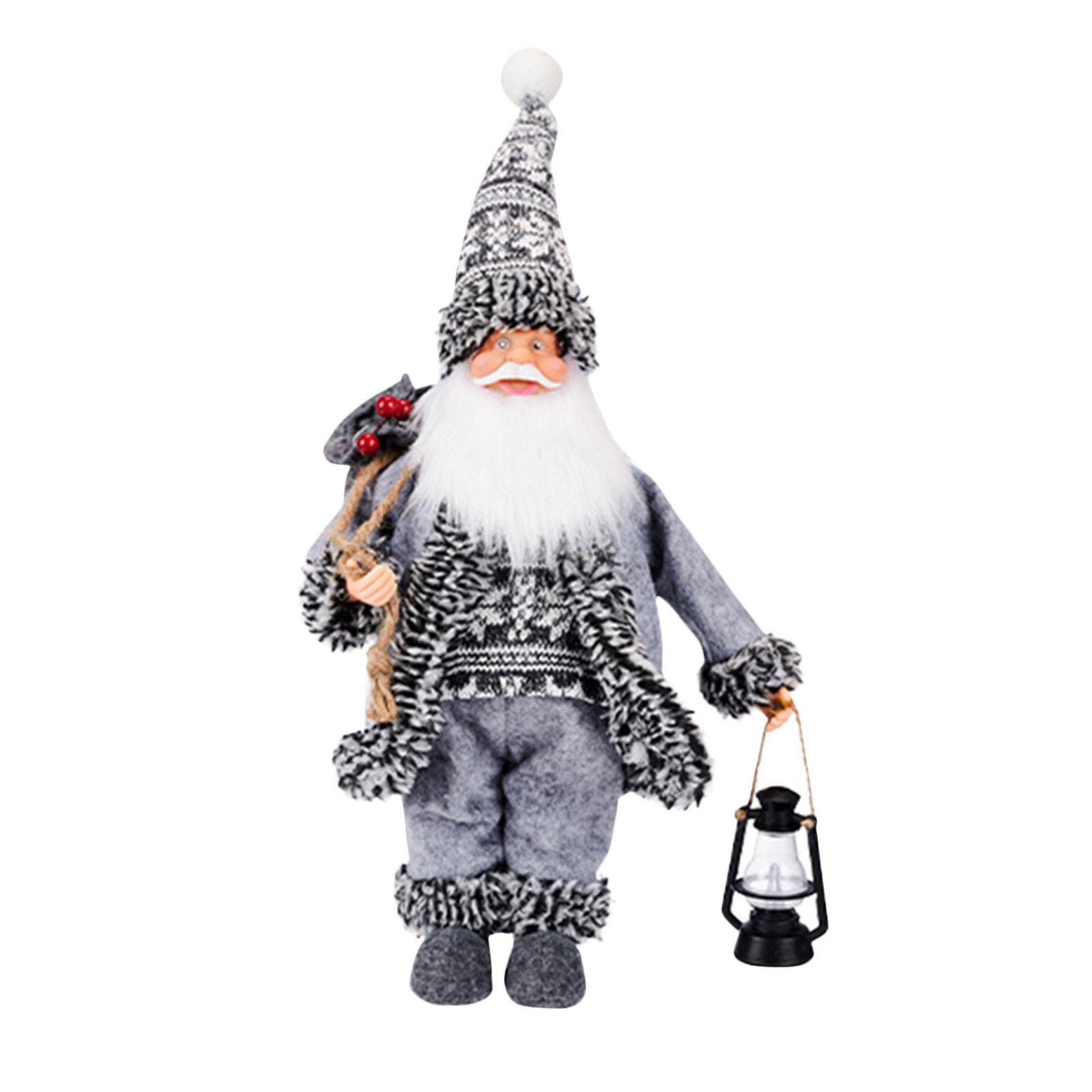 

(SU)Рождественская фигурка Санта-Клауса Рождественское украшение с огнями