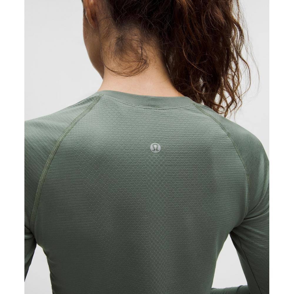 Lululemon Swiftly Tech Long Sleeve Shirt 2.0  Waist Length Willow Leaf Willow Leaf
