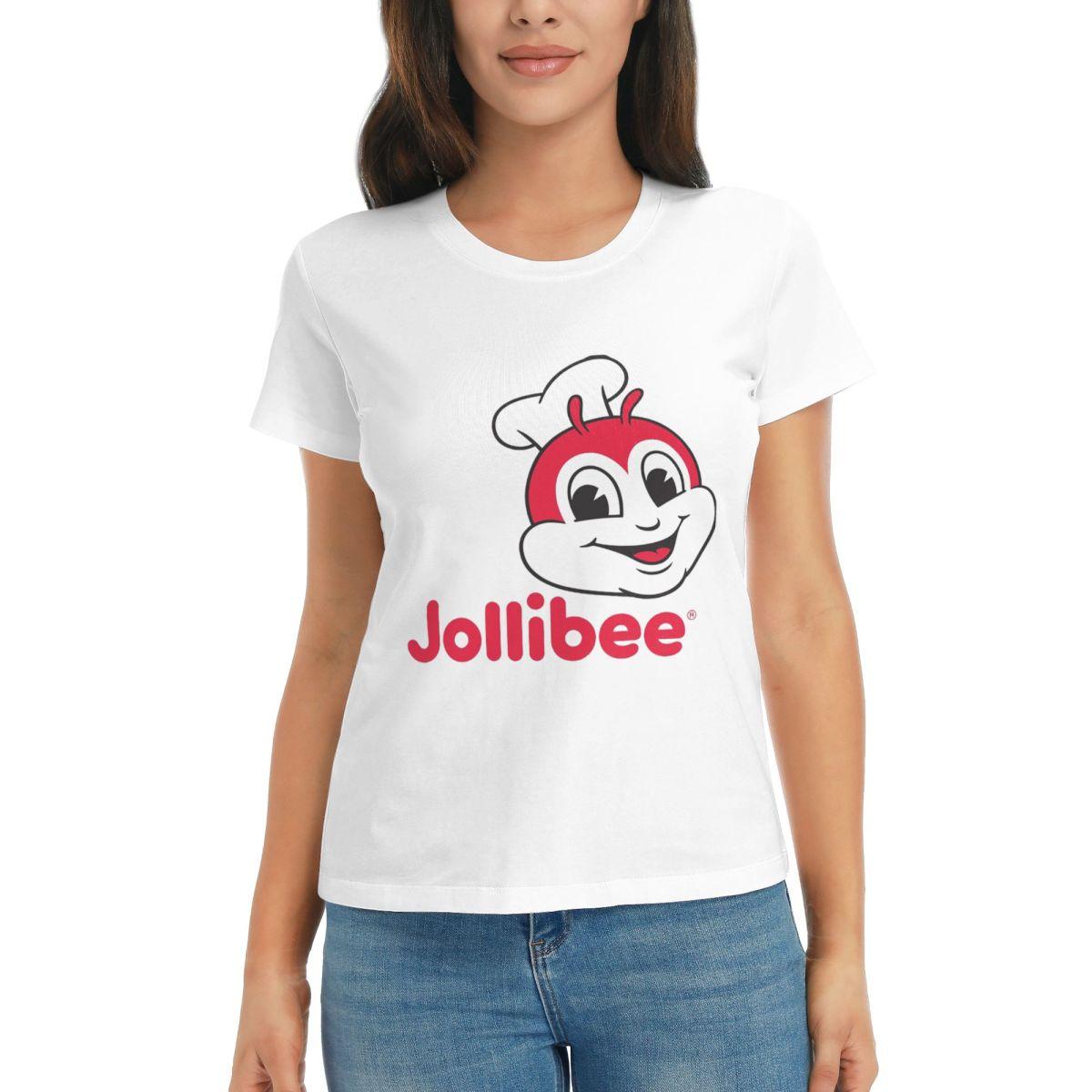 

Women TShirt Retro Jollibee Summer Short Sleeve Tees Crew Neck Cotton T Shirts Clothes Tops Streetwear S